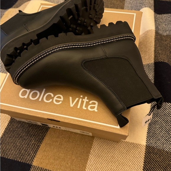Dolce Vita Black Boot Leather Size 7.5 - Picture 3 of 10